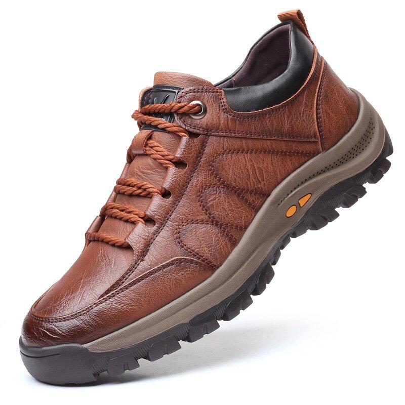 MEN'S CASUAL HAND STITCHING ARCH SUPPORT & NON-SLIP BREATHABLE SHOES(BUY 2 FOR FREE SHIPPING)