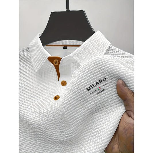 Men’s Smart Casual Polo Shirt for Work & Weekend