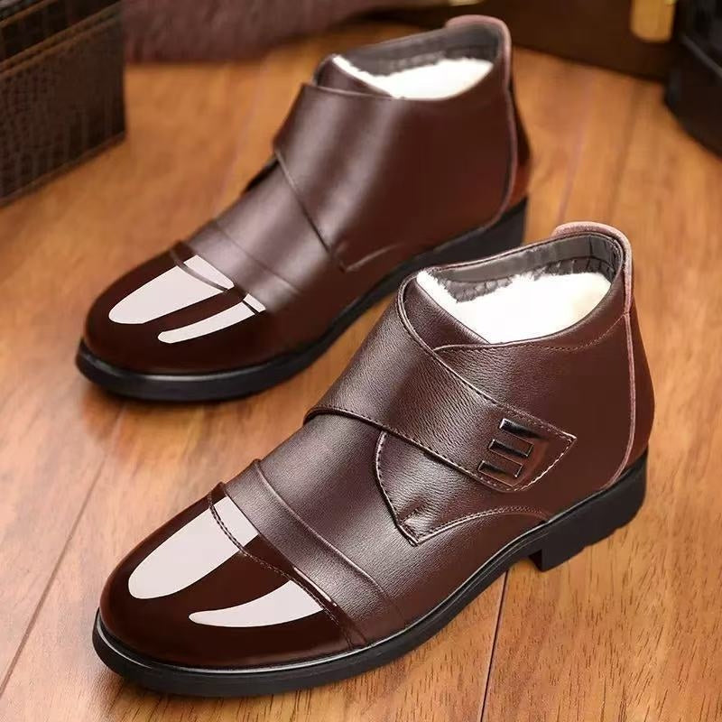 Men‘s Plush Warm Soft Leather Boots