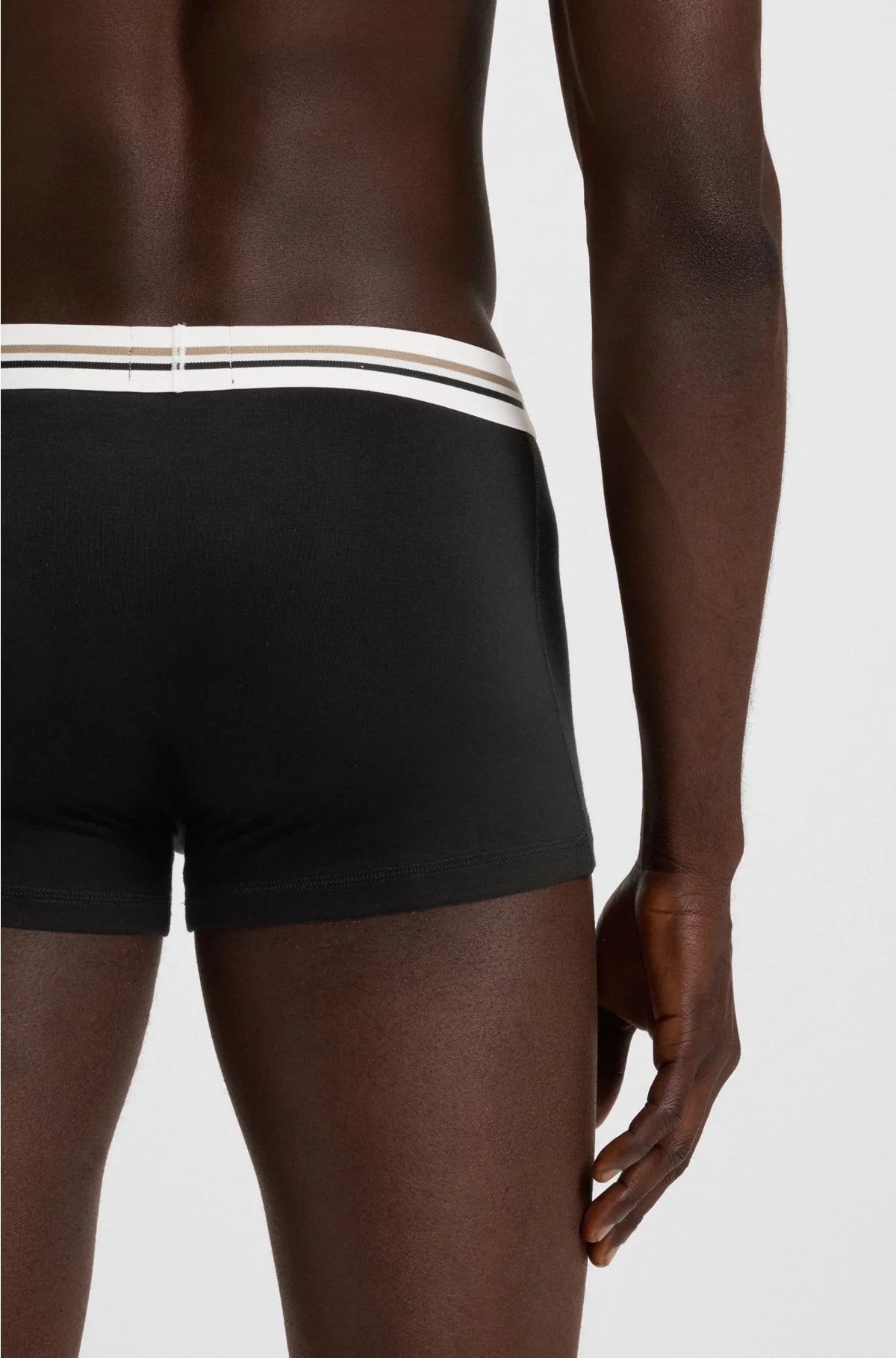 THREE-PACK OF TRUNKS WITH LOGO AND STRIPE WAISTBANDS