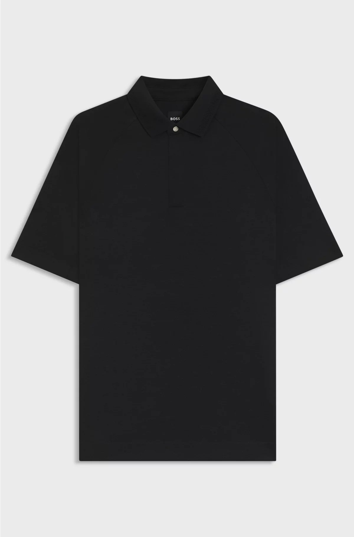 REGULAR-FIT POLO SHIRT WITH COVERED PLACKET