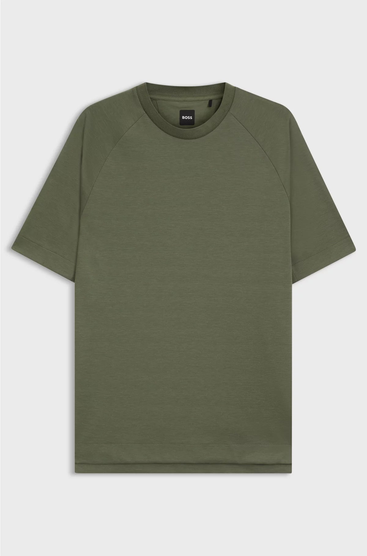 REGULAR-FIT T-SHIRT IN MERCERISED STRETCH FABRIC