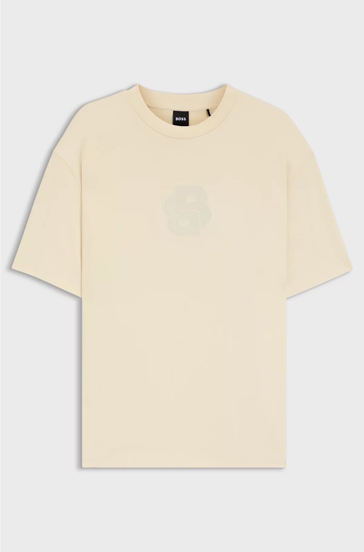 PEACHED-COTTON T-SHIRT WITH DOUBLE B MONOGRAM