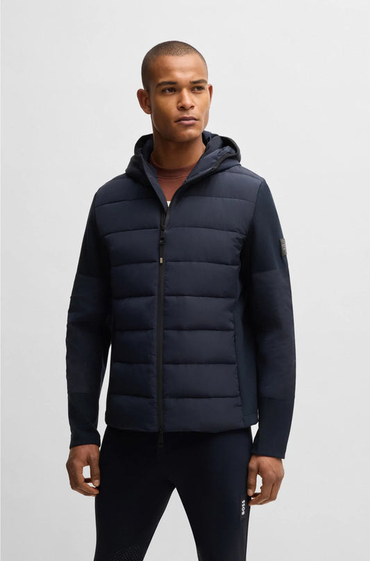 EQUESTRIAN WATER-REPELLENT HYBRID PADDED JACKET