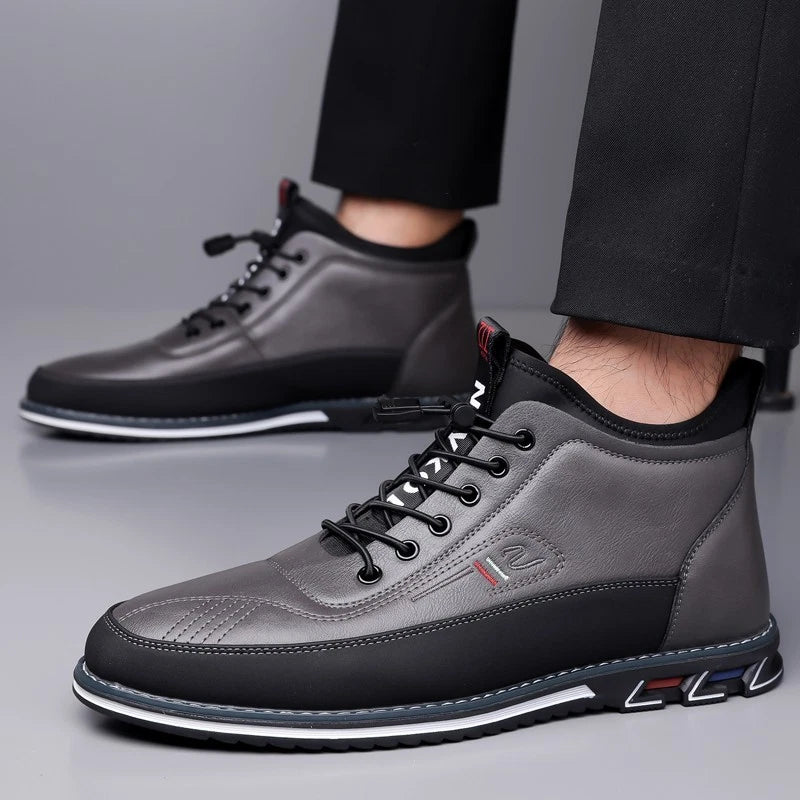 Men’s Classic Leather Business & Casual Shoes – Comfortable Everyday Wear