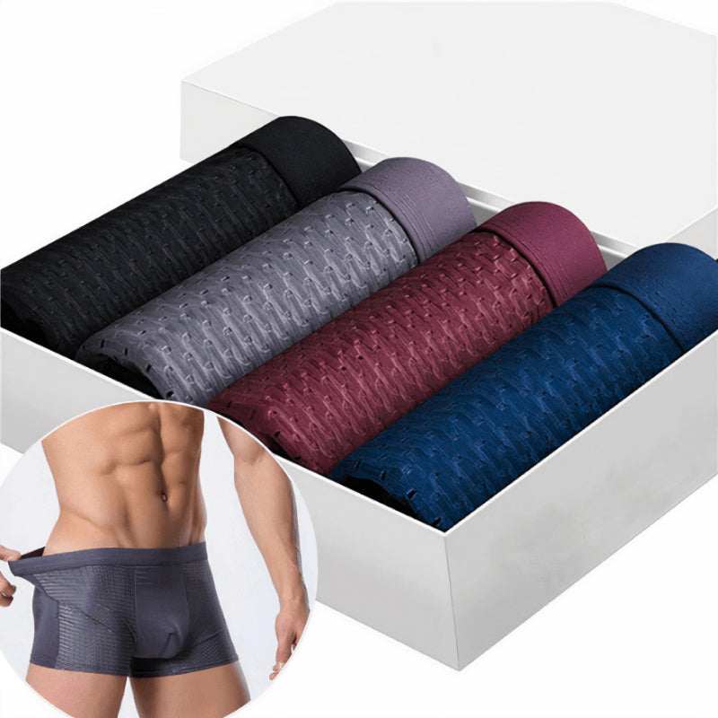 🔥Buy 5 Get 5 Free💥BAMBOO FIBRE BOXER SHORTS - FOR ALL-DAY COMFORT