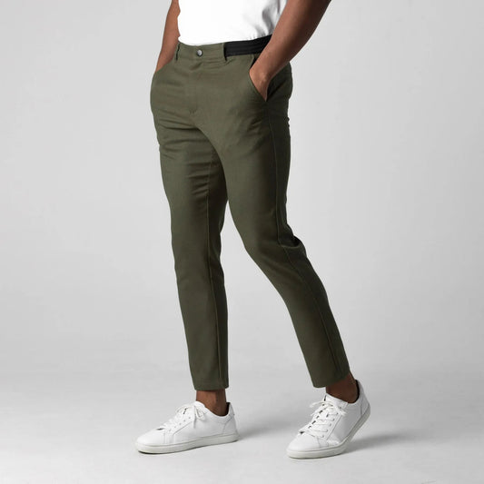 ACTIVE CHINOS - OLIVE