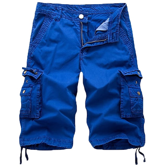 Men’s Cotton Cargo Shorts – Multi-Pocket Casual Summer Shorts