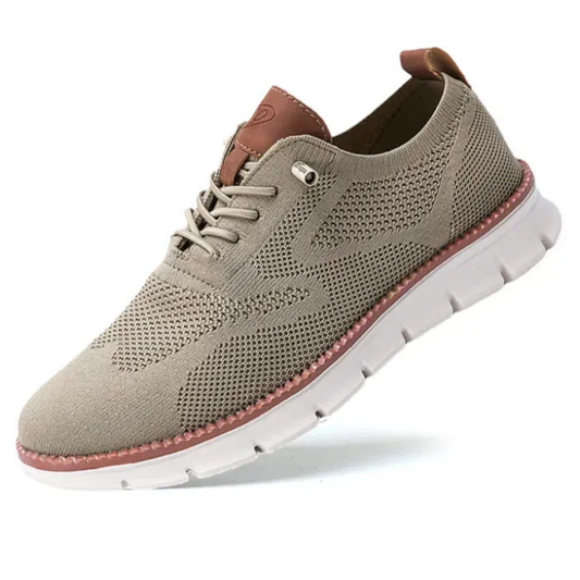 Men's Easy Wear Slip-On Loafers – Super Soft Breathable Fabric Shoes, Lightweight Casual Walking Sneakers, Stylish Dress Shoes, Mesh Urban Footwear for Work & Everyday Use.