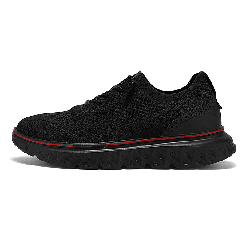 Men’s Knit Oxford Shoes – Lightweight Breathable Dress Sneakers