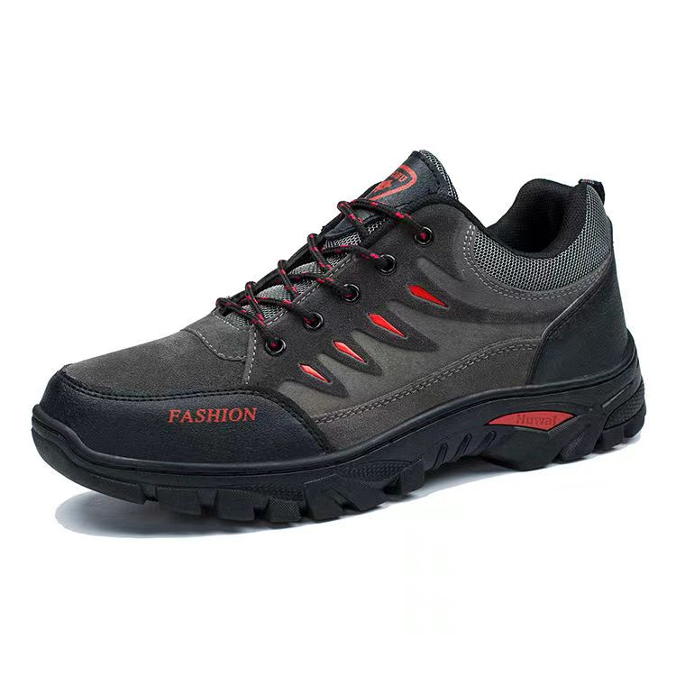 Men’s Outdoor Hiking Boots - Waterproof, Slip-Resistant, Puncture-Proof, Wide Toe Box, Reinforced Toe Protection – Ideal for Hiking, Mountaineering, and Outdoor Adventures