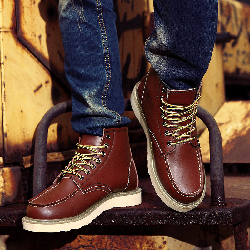 Men's Handmade Waterproof Martin Boots