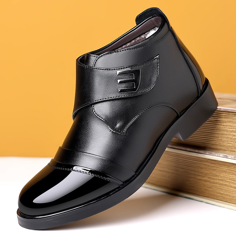 Men‘s Plush Warm Soft  Leather Boots