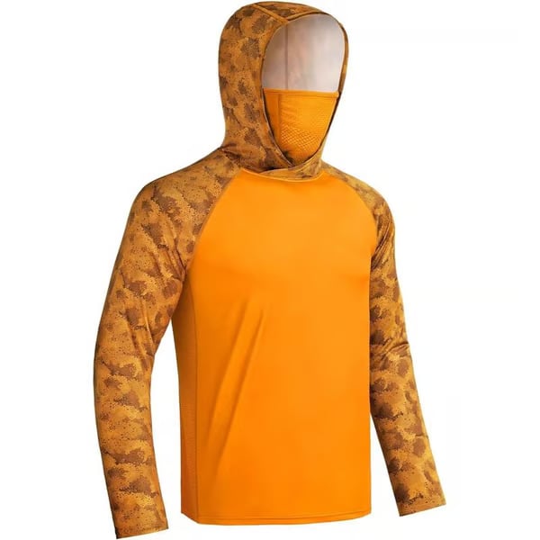 Sun Hoodie with Built-In Face Cover
