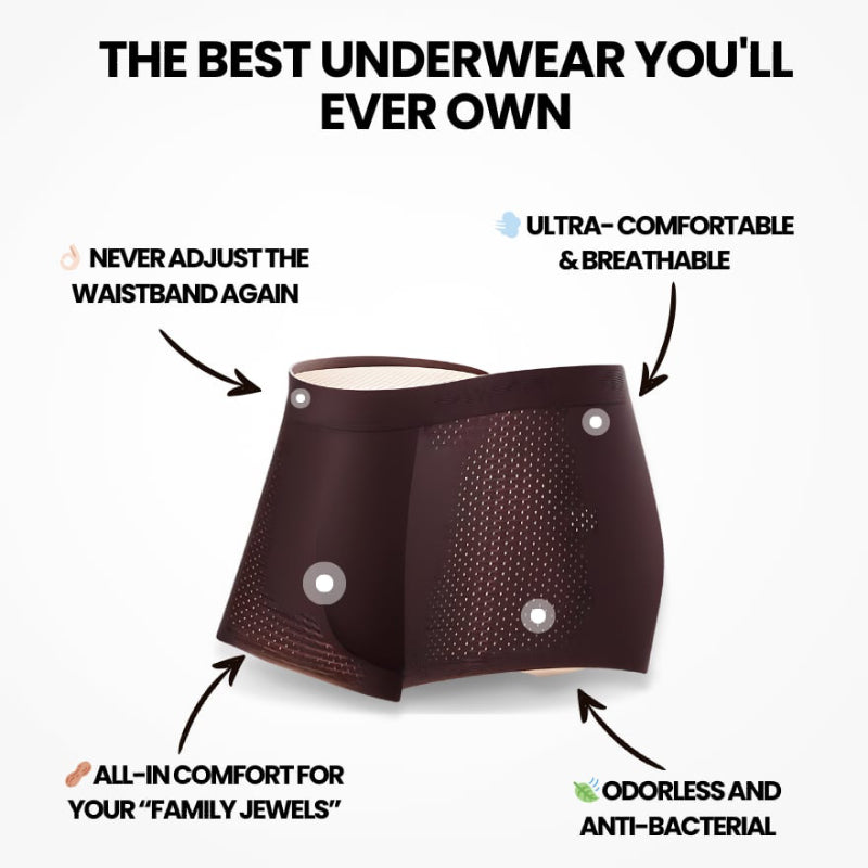 🔥Buy 5 Get 5 Free💥BAMBOO FIBRE BOXER SHORTS - FOR ALL-DAY COMFORT