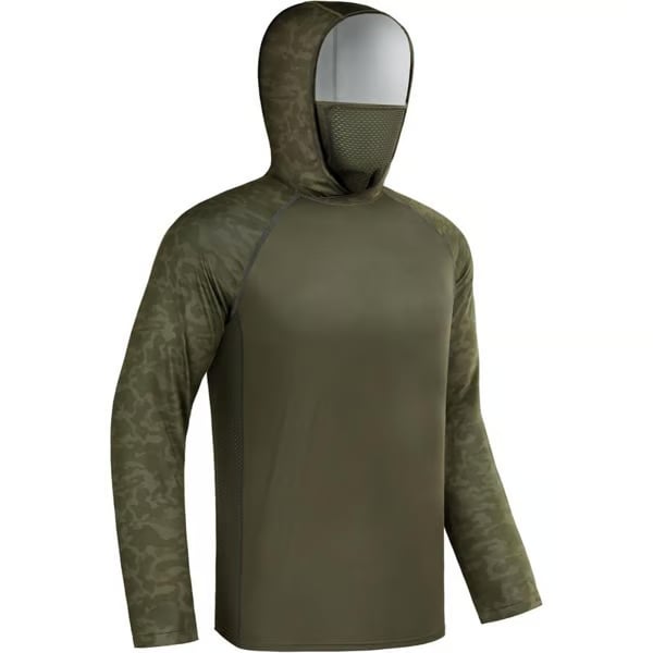 Sun Hoodie with Built-In Face Cover