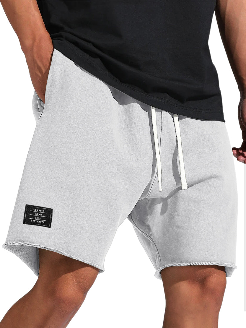 Men's Sports Casual Pocket Shorts Logo Shorts