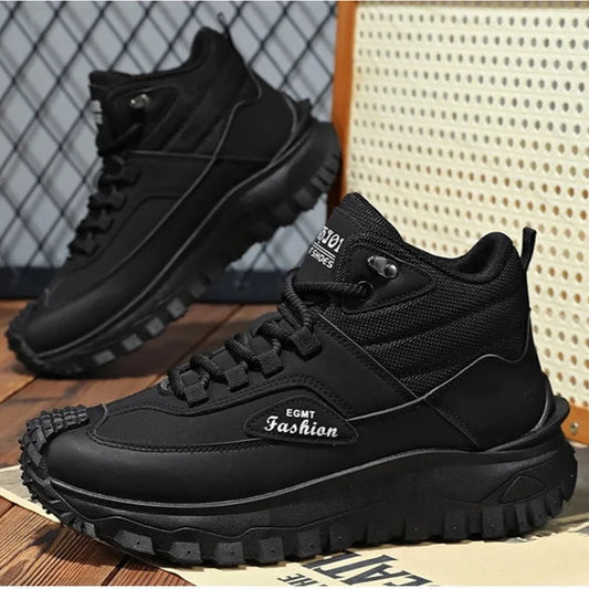Men’s Work Hiking Boots – Waterproof, Non-Slip, Puncture and Smash Resistant, Wide Toe, Arch Support – Ideal for Daily Wear and Outdoor Adventures