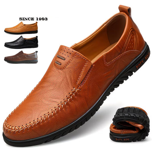 Men’s Genuine Cowhide Leather Comfort Loafers