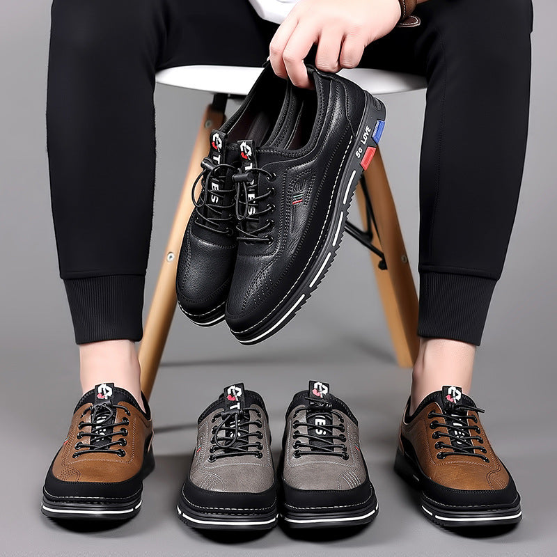 Men's Cowhide Leather Casual Comfort Loafers
