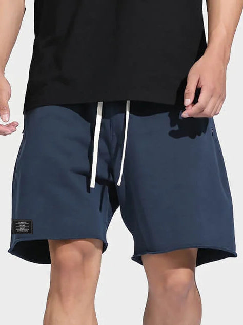 Men's Sports Casual Pocket Shorts Logo Shorts