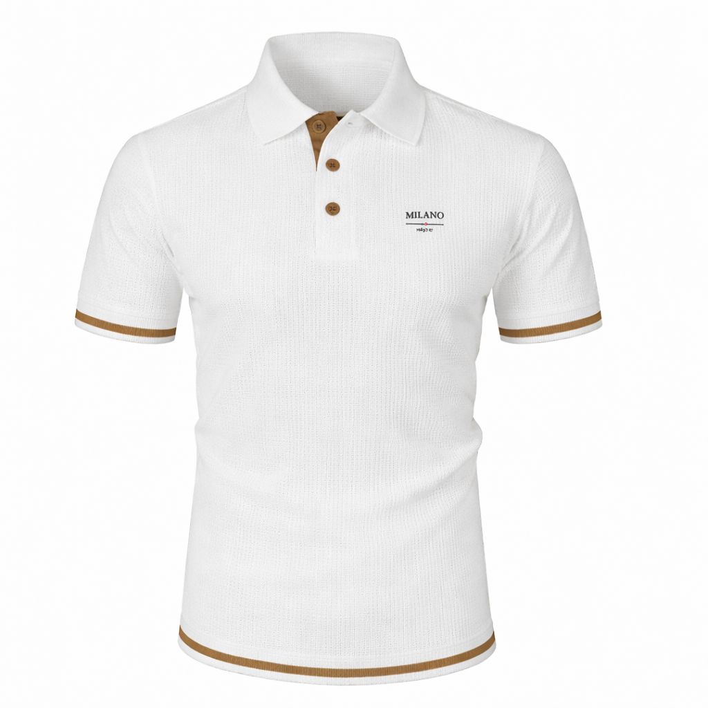 Men’s Smart Casual Polo Shirt for Work & Weekend