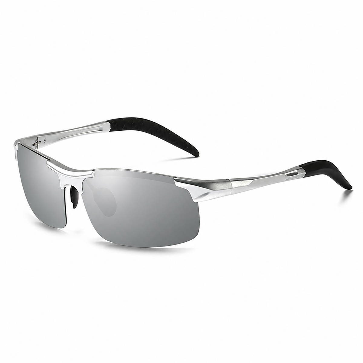 Men’s Polarized Sport Sunglasses – Lightweight Metal Frame For Driving Fishing Golf Running