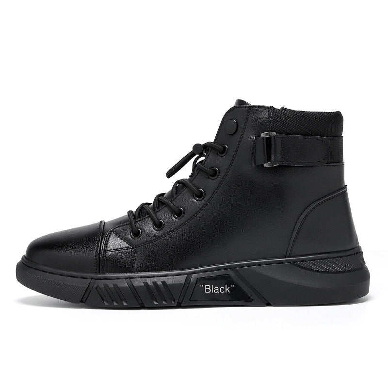 Men’s Genuine Leather Casual Boots – Timeless Style & All-Day Comfort