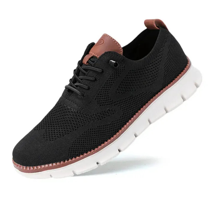 Men's Easy Wear Slip-On Loafers – Super Soft Breathable Fabric Shoes, Lightweight Casual Walking Sneakers, Stylish Dress Shoes, Mesh Urban Footwear for Work & Everyday Use.