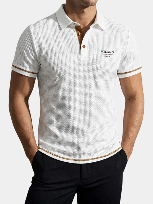 Men’s Smart Casual Polo Shirt for Work & Weekend