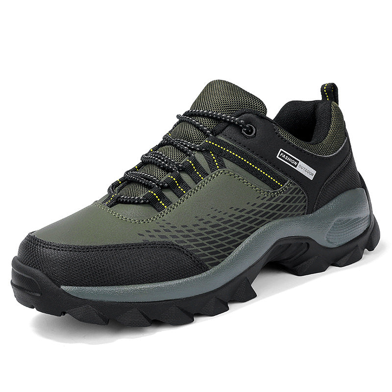 Men's Wear Resistant Waterproof Non-slip Anti-skid Anti-puncture Hiking Shoes Orthopedic Wide Toe Arch Support Walking Shoes