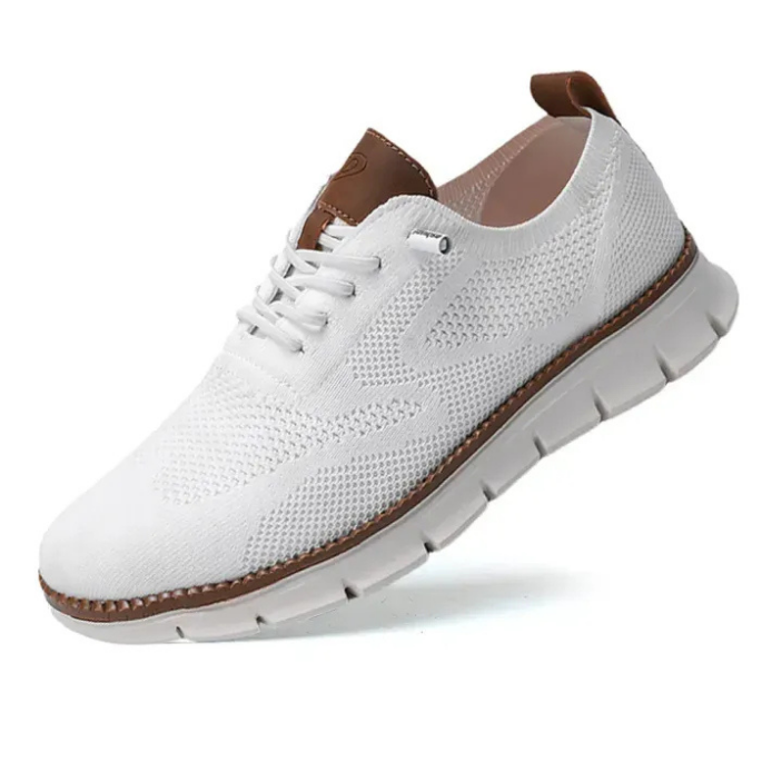 Men's Easy Wear Slip-On Loafers – Super Soft Breathable Fabric Shoes, Lightweight Casual Walking Sneakers, Stylish Dress Shoes, Mesh Urban Footwear for Work & Everyday Use.