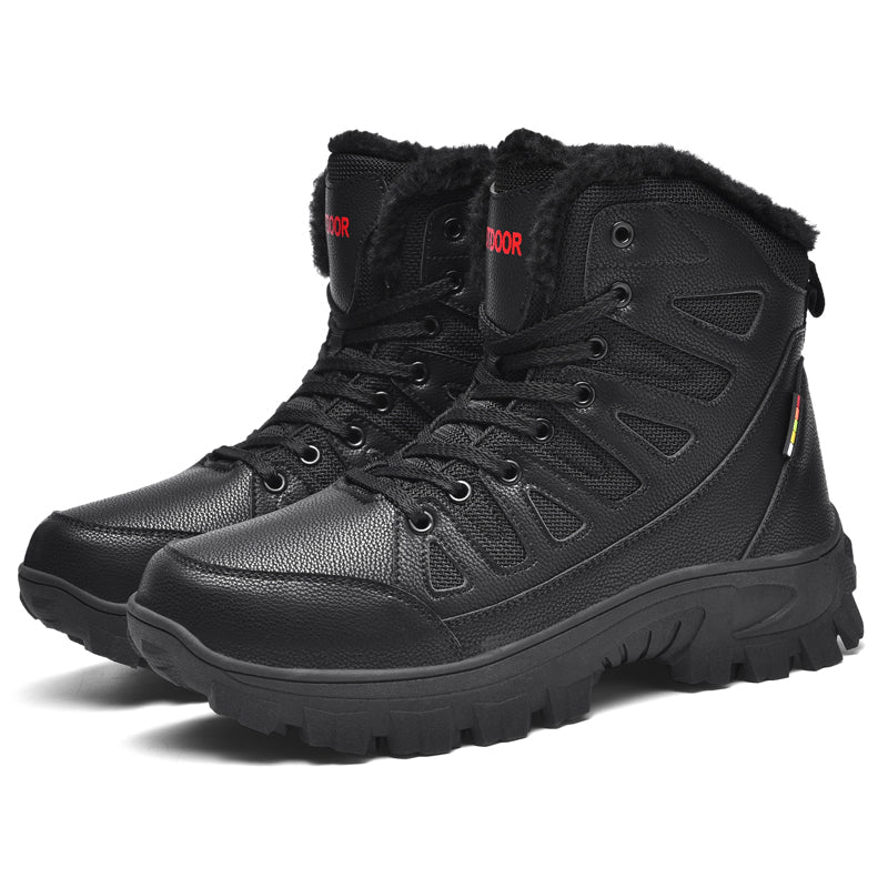 Men Combat Boots Waterproof Non-Slip Hiking Boots Anti-Puncture Anti-Sprain Work Boots