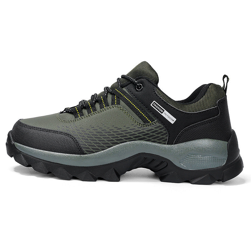 Men's Wear Resistant Waterproof Non-slip Anti-skid Anti-puncture Hiking Shoes Orthopedic Wide Toe Arch Support Walking Shoes