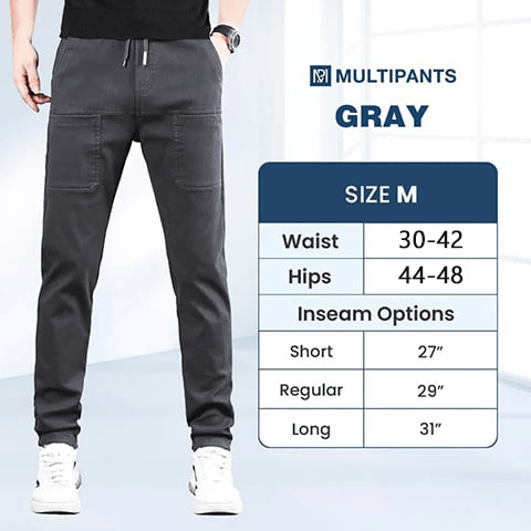🔥Hot Sale 49% OFF🔥MultiPants – High Stretch Multi-pocket Durable Cargo Pants