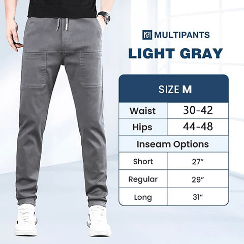 🔥Hot Sale 49% OFF🔥MultiPants – High Stretch Multi-pocket Durable Cargo Pants