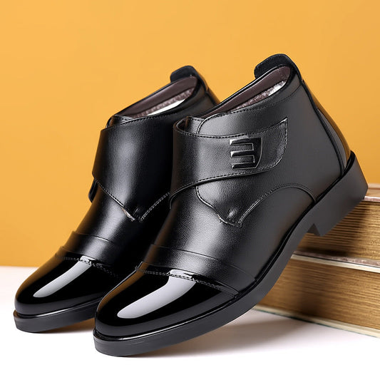 Men‘s Plush Warm Soft  Leather Boots