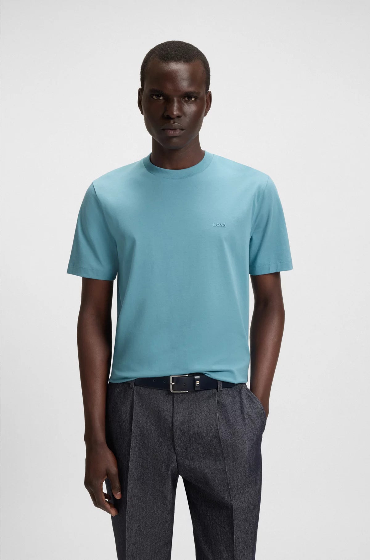 COTTON-JERSEY T-SHIRT WITH LOGO DETAIL