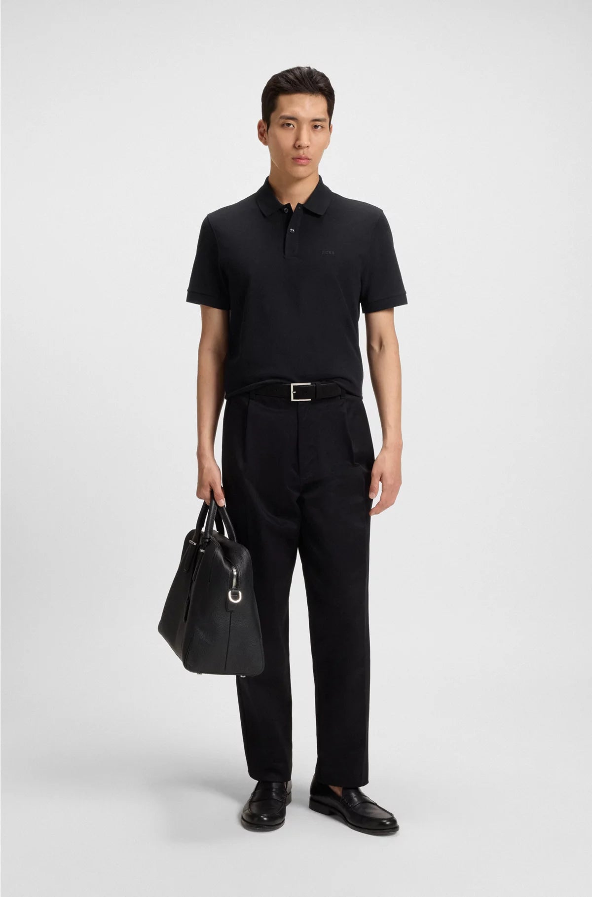 PALLAS POLO SHIRT IN COTTON PIQUE WITH LOGO DETAILS