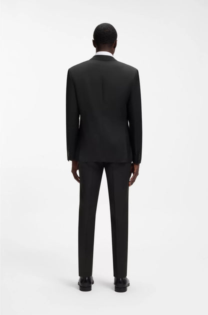 SLIM-FIT SUIT JACKET IN VIRGIN-WOOL SERGE
