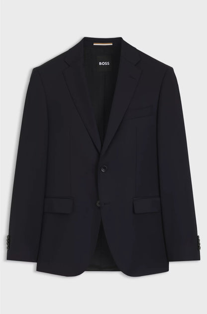 REGULAR-FIT SUIT JACKET IN VIRGIN-WOOL SERGE