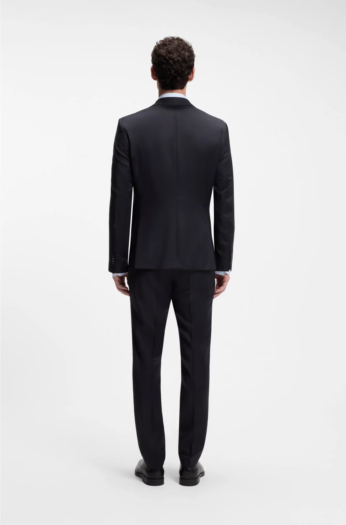 REGULAR-FIT SUIT JACKET IN VIRGIN-WOOL SERGE