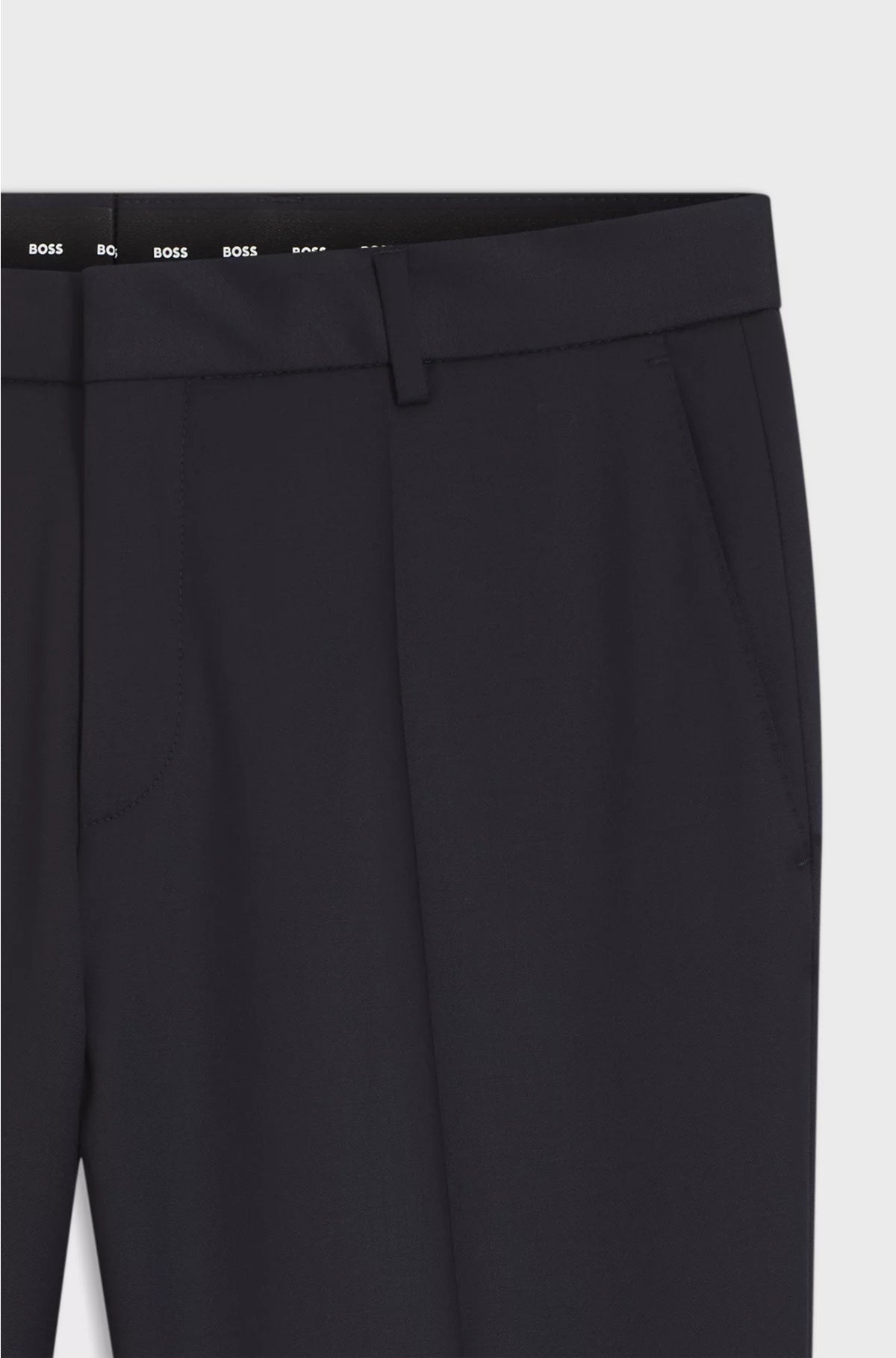 SLIM-FIT TROUSERS IN VIRGIN-WOOL SERGE
