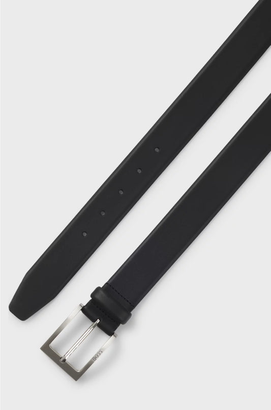 NAPPA-LEATHER BELT WITH PIN BUCKLE