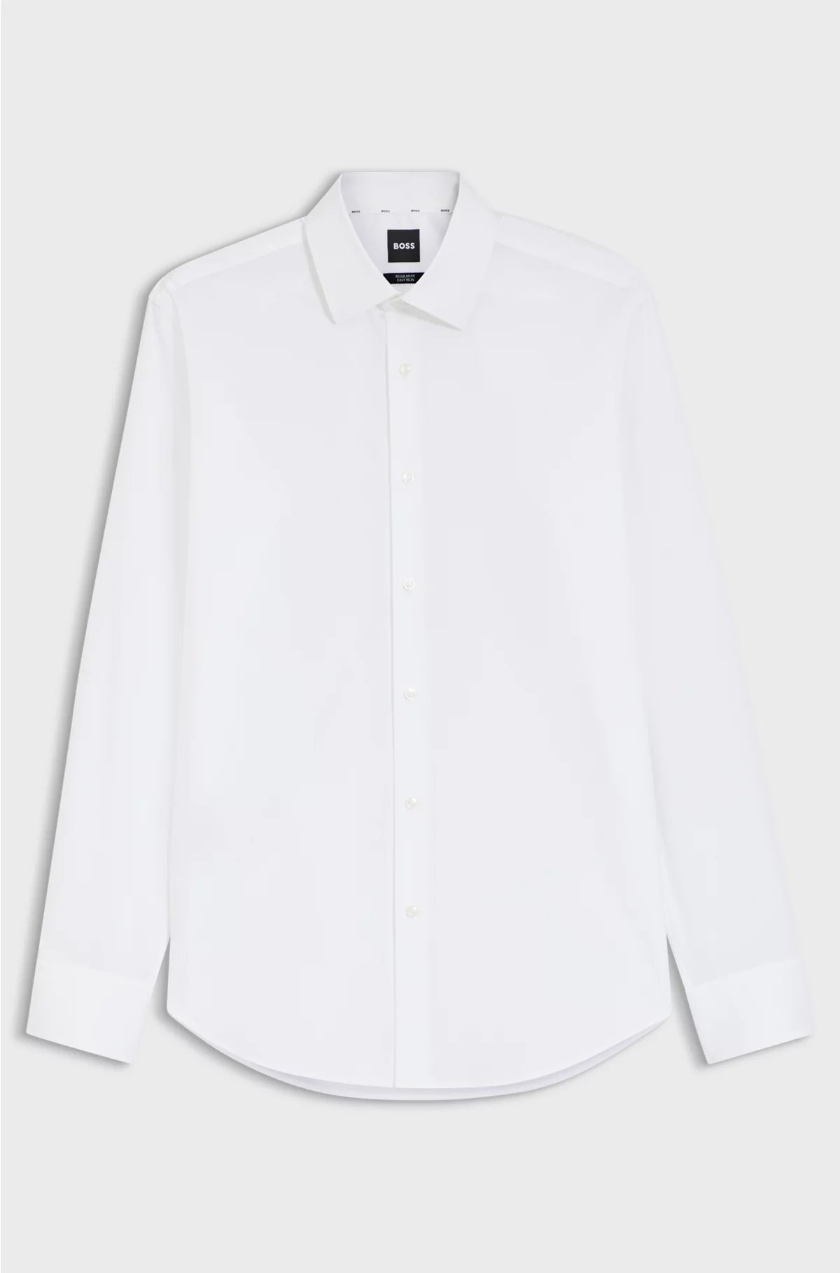 REGULAR-FIT SHIRT IN EASY-IRON STRETCH-COTTON POPLIN