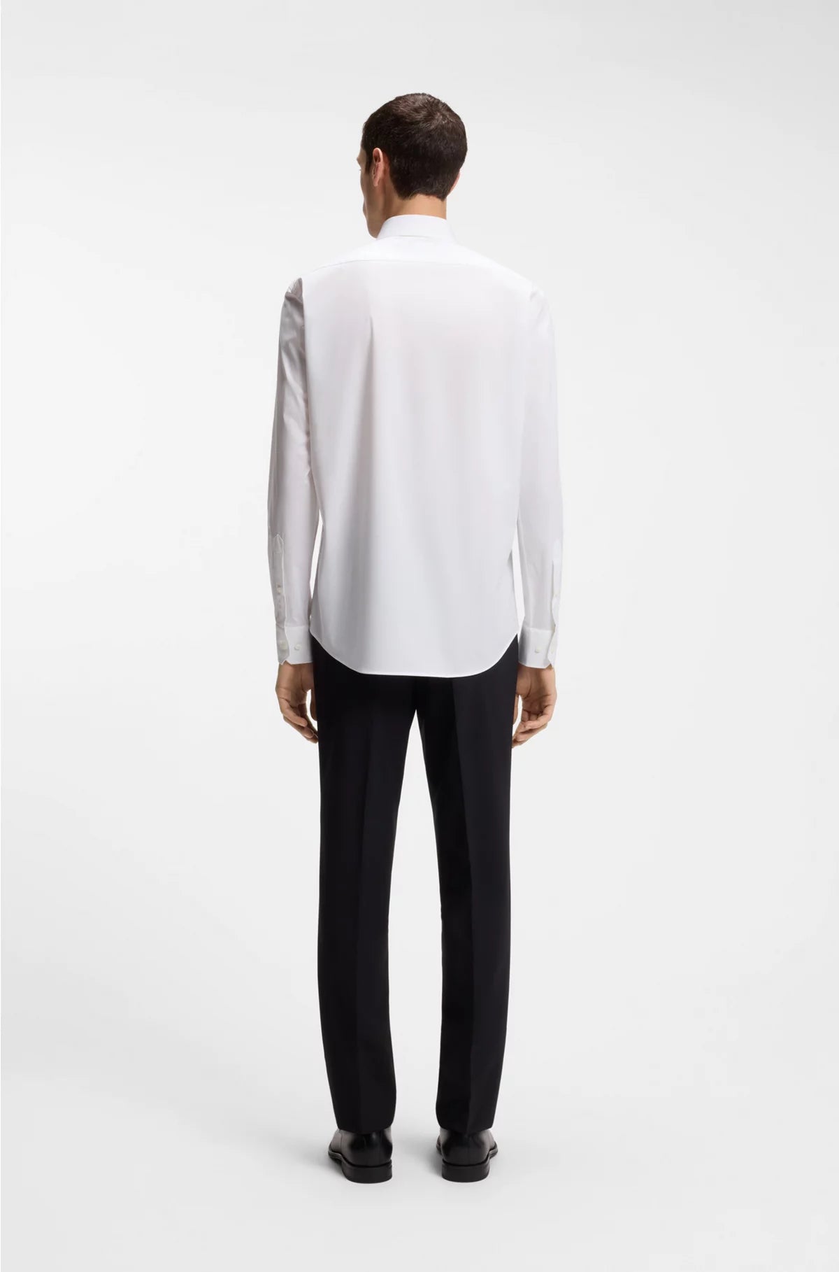 REGULAR-FIT SHIRT IN EASY-IRON STRETCH-COTTON POPLIN