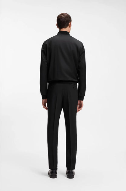 ZIP-UP JACKET IN VIRGIN-WOOL SERGE