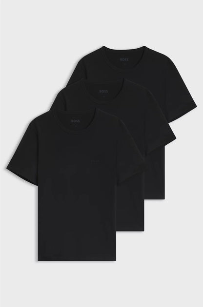 THREE-PACK OF LOGO-EMBROIDERED T-SHIRTS IN COTTON
