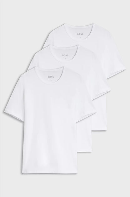 THREE-PACK OF LOGO-EMBROIDERED T-SHIRTS IN COTTON
