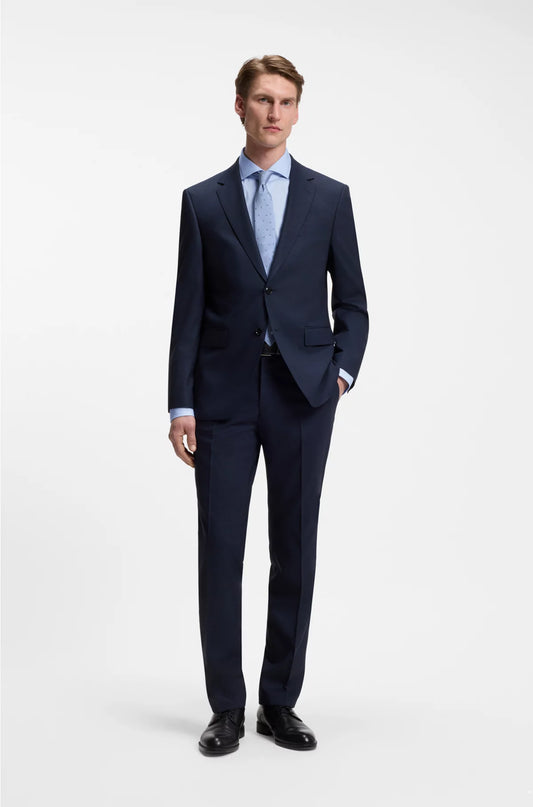 REGULAR-FIT SHIRT IN STRETCH-COTTON TWILL